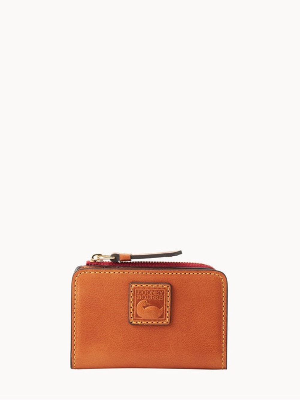 Dooney Bourke Florentine Zip Credit Card Wallet 12 new unused Italian leather